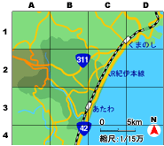 toge museum（とうげ　みゅ〜じあむ）への地図
